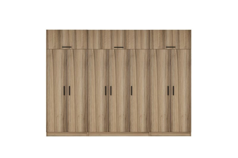 Minar Garderobe 315x235 cm, Valnød