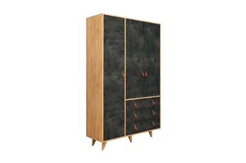 Mod design garderobe - Grå / træ - Opbevaring - Tøjopbevaring - Garderobeskabe