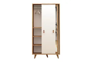 Mod Design garderobe Spejl - Træ / hvid - Opbevaring - Tøjopbevaring - Garderobeskabe