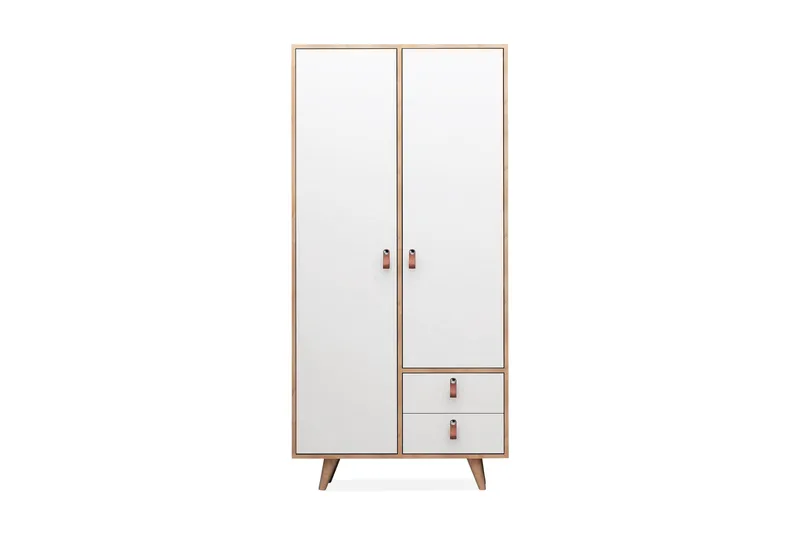 Mod design garderobe, Træ / hvid