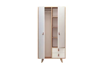 Mod design garderobe - Træ / hvid - Opbevaring - Tøjopbevaring - Garderobeskabe