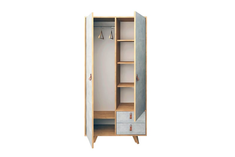 Mod design garderobe - Træ / hvid - Garderobeskabe - Garderobeskab & klædeskab