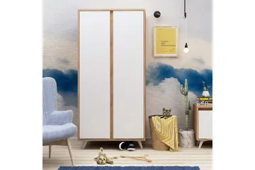 Mod design garderobe - Træ / hvid - Opbevaring - Tøjopbevaring - Garderobeskabe
