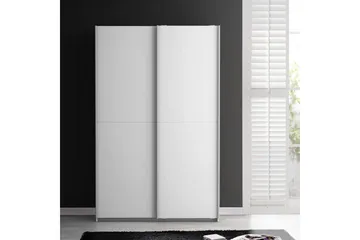 Molgaard garderobe 120x191 cm - Hvid - Opbevaring - Tøjopbevaring - Garderobeskabe