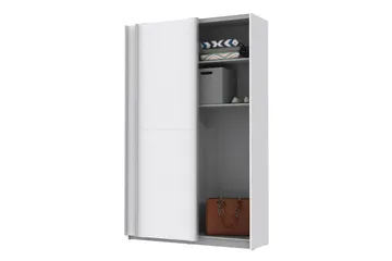 Molgaard garderobe 120x191 cm - Hvid - Opbevaring - Tøjopbevaring - Garderobeskabe
