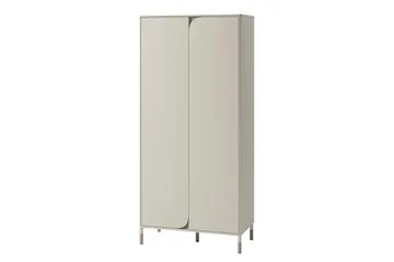 Monfort Garderobe 92x201 cm - Beige - Opbevaring - Tøjopbevaring - Garderobeskabe