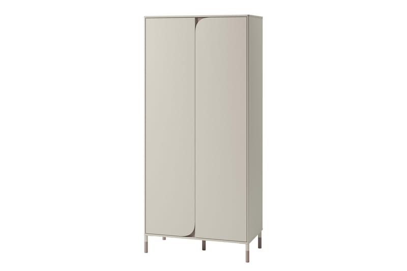 Monfort Garderobe 92x201 cm - Beige - Opbevaring - Tøjopbevaring - Garderobeskabe