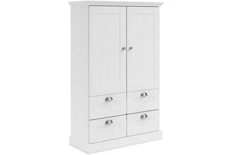 Motala Garderobe 83x130 cm, Hvid