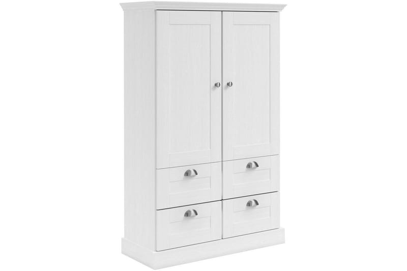 Motala Garderobe 83x130 cm, Hvid