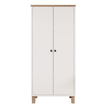Multifunktionsskab Hanah Home Nord (61 x 133,6 x 33 cm) Hvid eg - Hvid og eg - Opbevaring - Tøjopbevaring - Garderobeskabe - Garderobeskab & klædeskab