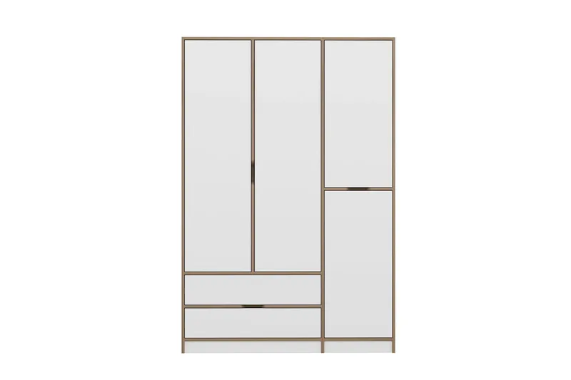 Munna Garderob 140x208 cm, Hvid