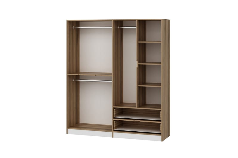 Munna Garderobe 180 cm - Hvid - Opbevaring - Tøjopbevaring - Garderobeskabe