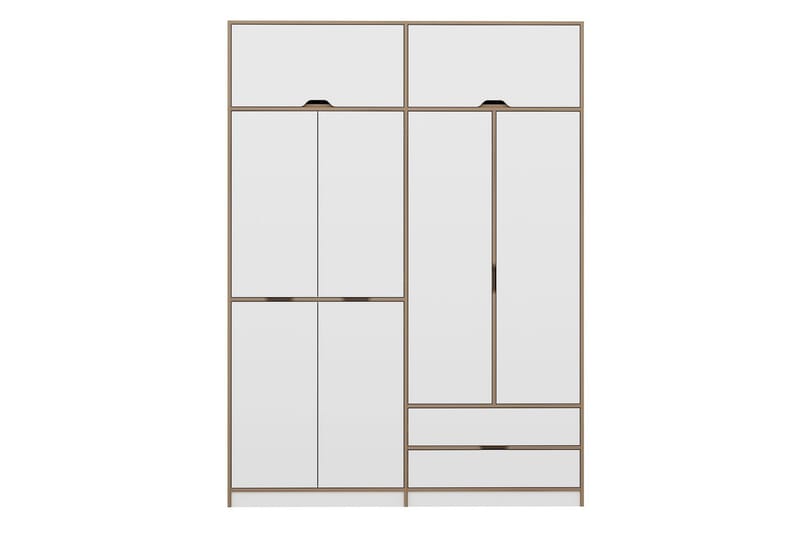 Munna Garderobe 185x253 cm, Hvid