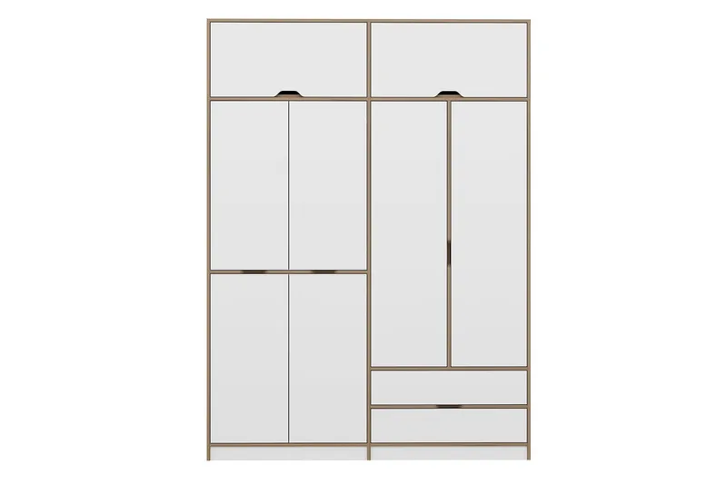 Munna Garderobe 185x253 cm, Hvid