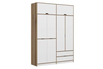 Munna Garderobe 185x253 cm - Hvid - Opbevaring - Tøjopbevaring - Garderobeskabe