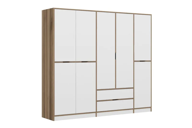 Munna Garderobe 232x208 cm, Hvid