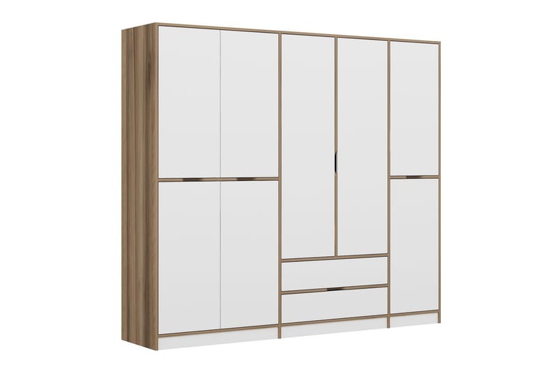 Munna Garderobe 232x208 cm, Hvid