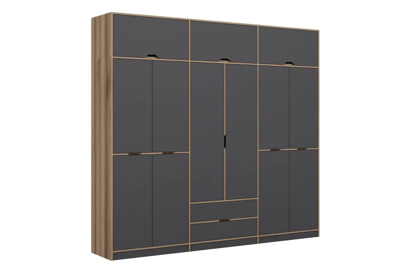 Munna Garderobe 277x253 cm, Antracit