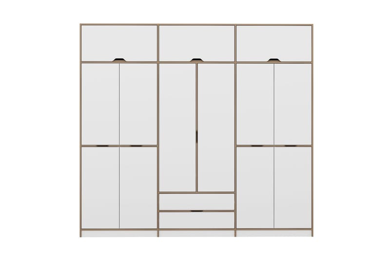 Munna Garderobe 277x253 cm, Hvid