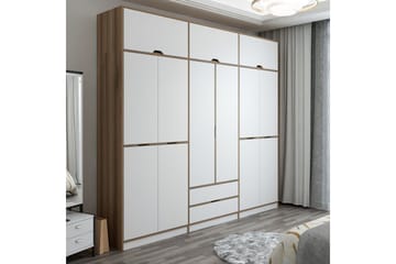 Munna Garderobe 277x253 cm - Hvid - Opbevaring - Tøjopbevaring - Garderobeskabe
