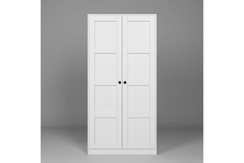 Nagouri Garderobe 94x190 cm - Hvid - Opbevaring - Tøjopbevaring - Garderobeskabe