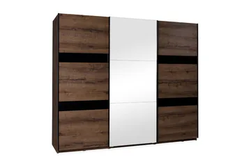 Najera Garderobe 250 cm - Træ - Opbevaring - Tøjopbevaring - Garderobeskabe