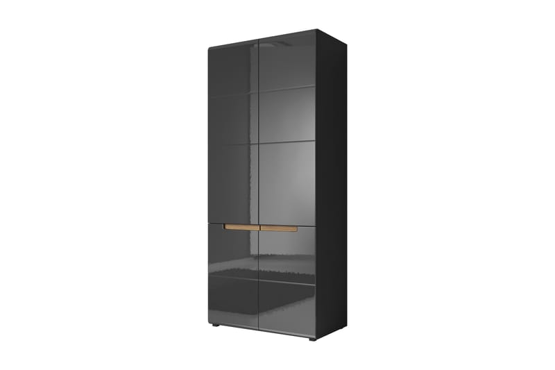Nantua Garderobe 60x91 cm - Sort - Opbevaring - Tøjopbevaring - Garderobeskabe