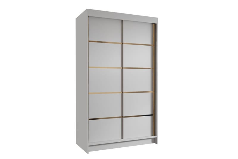 Narbonne Garderobe 100x200 cm - Hvid - Opbevaring - Tøjopbevaring - Garderobeskabe