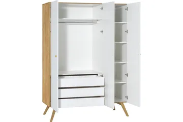 Nature Garderobe Hvid/Natur - VOX - Opbevaring - Tøjopbevaring - Garderobeskabe - Garderobeskab & klædeskab