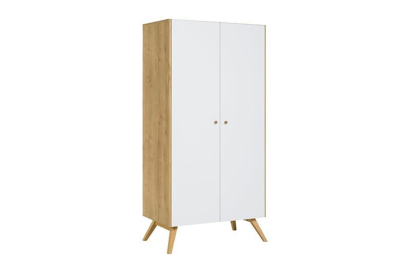 Nature Garderobe Hvid/Natur - VOX - Opbevaring - Tøjopbevaring - Garderobeskabe - Garderobeskab & klædeskab