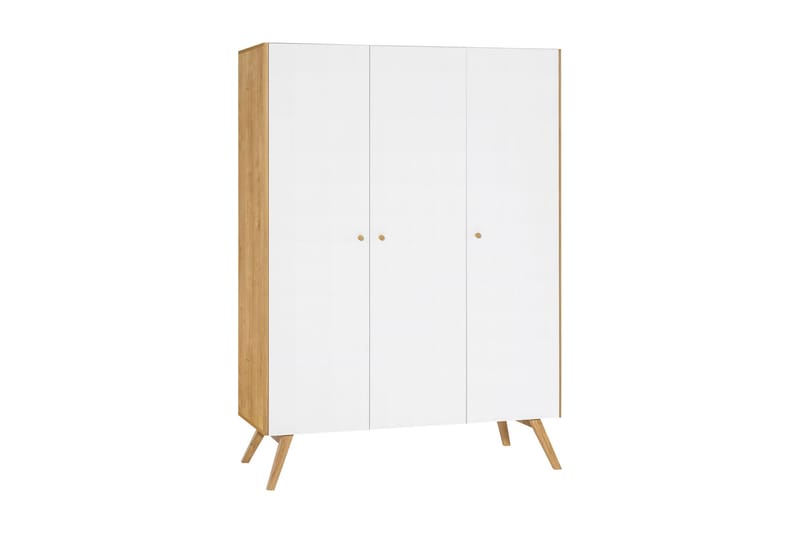 Nature Garderobe Hvid/Natur - VOX - Opbevaring - Tøjopbevaring - Garderobeskabe - Garderobeskab & klædeskab