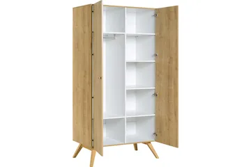 Nature Garderobe Hvid/Natur - VOX - Opbevaring - Tøjopbevaring - Garderobeskabe - Garderobeskab & klædeskab