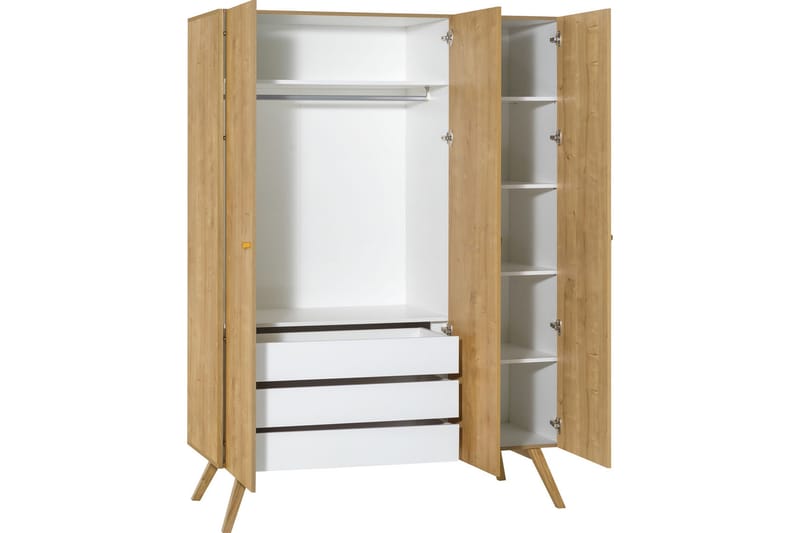 Nature Garderobe Natur/Hvid - VOX - Opbevaring - Tøjopbevaring - Garderobeskabe - Garderobeskab & klædeskab