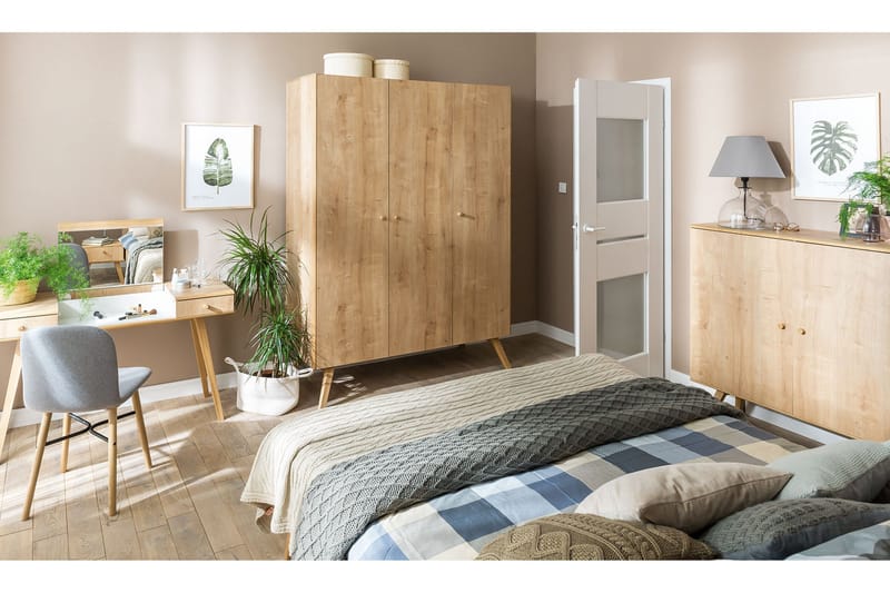 Nature Garderobe Natur/Hvid - VOX - Opbevaring - Tøjopbevaring - Garderobeskabe - Garderobeskab & klædeskab