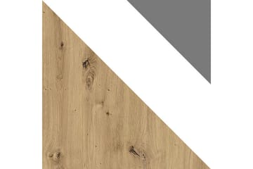 Nero Garderobe 120 cm - Natur/Hvid/Grå - Opbevaring - Tøjopbevaring - Garderobeskabe