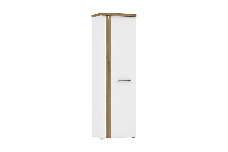 Nessebar Garderobe 44x61 cm, Hvid/Brun