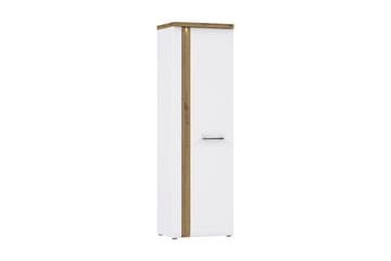 Nessebar Garderobe 44x61 cm - Hvid/Brun - Opbevaring - Tøjopbevaring - Garderobeskabe