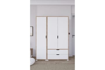 Nordhs Garderobesskåp 130x183 cm - Valnød - Opbevaring - Tøjopbevaring - Garderobeskabe - Garderobeskab & klædeskab