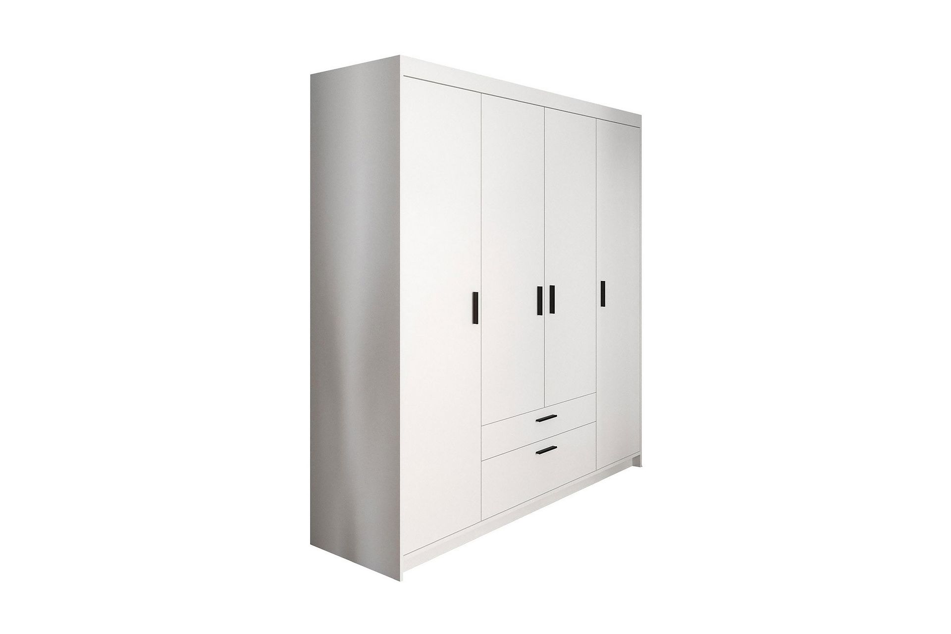 Norrbyn Garderobe 53x190x176,3 cm - Hvid - Opbevaring - Tøjopbevaring - Garderobeskabe