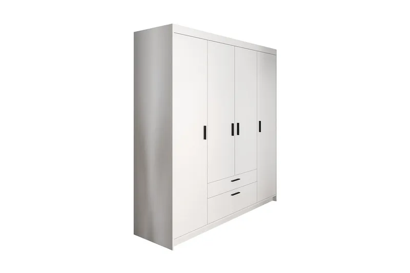 Norrbyn Garderobe 53x190x176,3 cm, Hvid