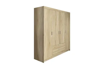 Norrbyn Garderobe 53x190x176,3 cm - Sonomaeg - Opbevaring - Tøjopbevaring - Garderobeskabe