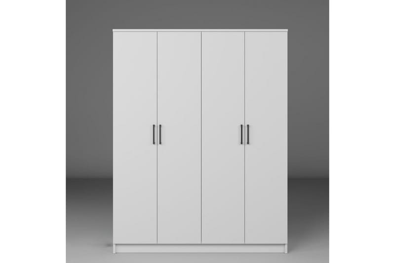 Olera Garderobe 140x180 cm - Hvid - Opbevaring - Tøjopbevaring - Garderobeskabe - Garderobeskab & klædeskab