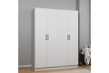 Olera Garderobe 140x180 cm - Hvid - Opbevaring - Tøjopbevaring - Garderobeskabe - Garderobeskab & klædeskab