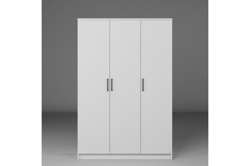 Olera Garderobesskåp 120x180 cm - Hvid - Opbevaring - Tøjopbevaring - Garderobeskabe - Hjørnegarderobe