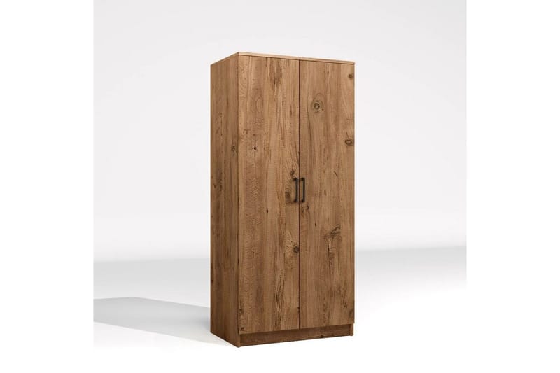 Olera Garderobesskåp 80x180 cm - Natur - Opbevaring - Tøjopbevaring - Garderobeskabe - Hjørnegarderobe