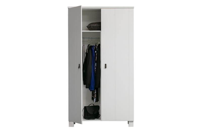 Ollerz Garderobe 55x111 cm - Hvid - Opbevaring - Tøjopbevaring - Garderobeskabe