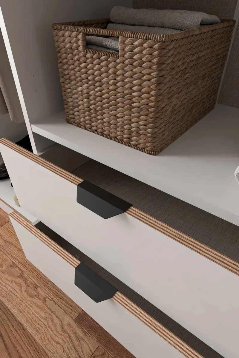 Olyros garderobe 190x182 cm - Hvid - Opbevaring - Tøjopbevaring - Garderobeskabe - Garderobeskab & klædeskab
