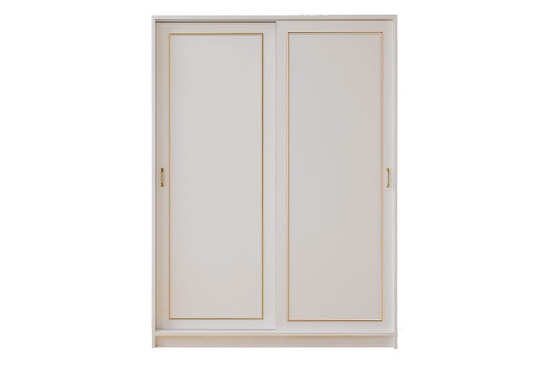 Olyven Garderobe 140x190 cm - Mat Hvid - Opbevaring - Tøjopbevaring - Garderobeskabe
