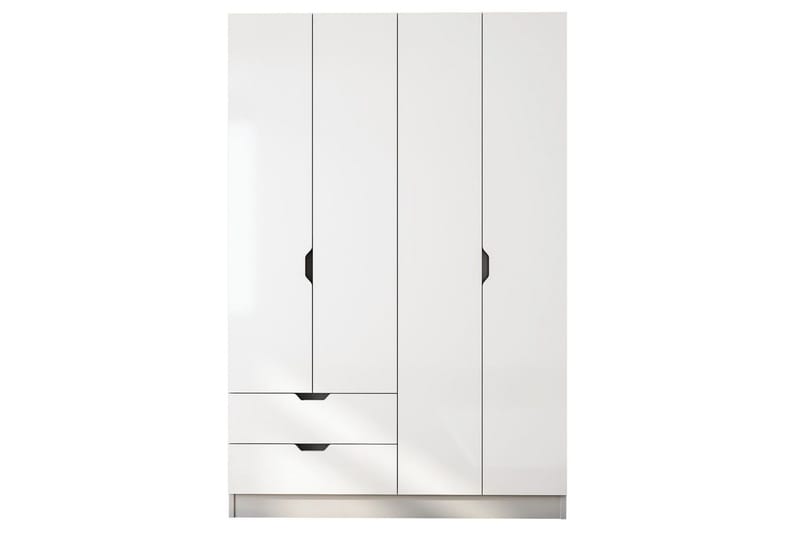 Omrin Garderobe 120x180 cm - Mat Hvid - Opbevaring - Tøjopbevaring - Garderobeskabe