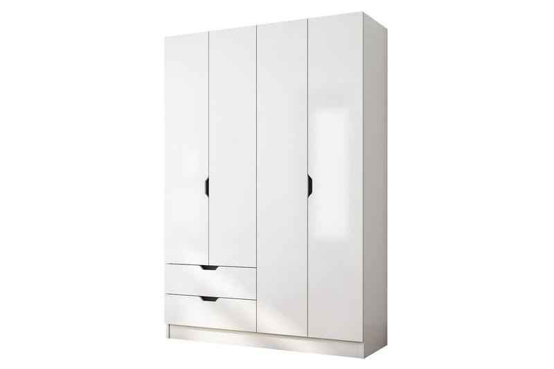 Omrin Garderobe 120x180 cm, Mat Hvid